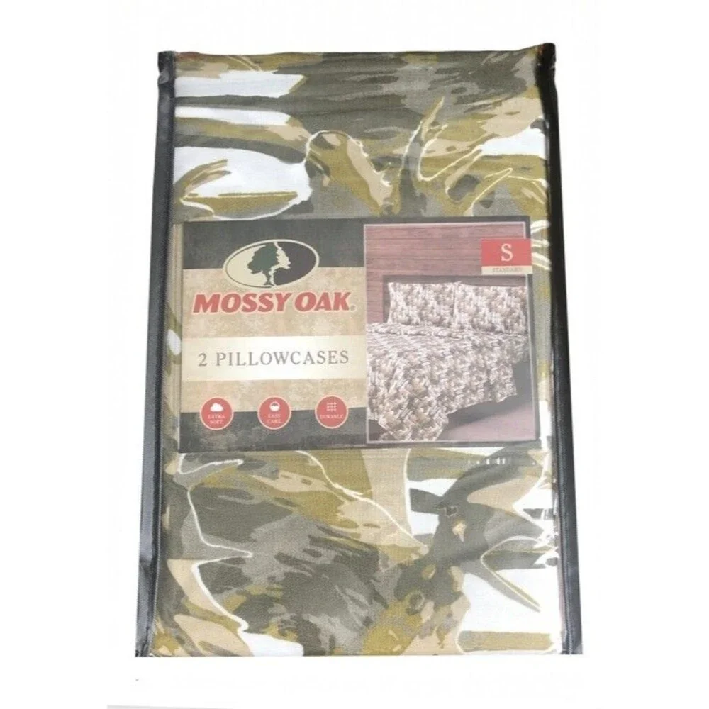 Mossy Oak Moose Standard Pillowcases 20x30